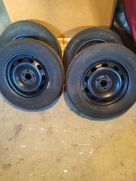Koła Stalowe 15 Opony zimowe 5x 100