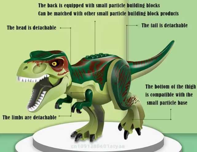Chiński Smok do LEGO Jurassic World Dinozaur Figurka Klocki Model