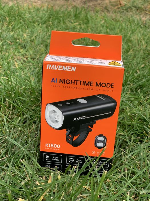 НОВАЯ! Вело фара RAVEMEN K1800