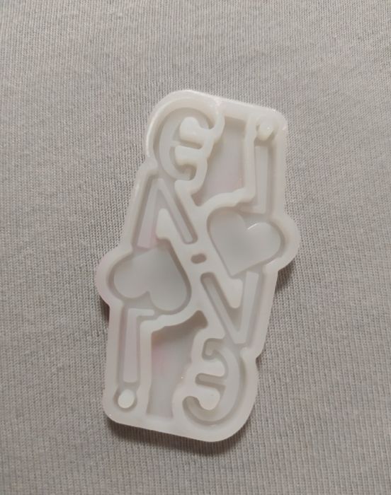 Forma silikonowa napis love