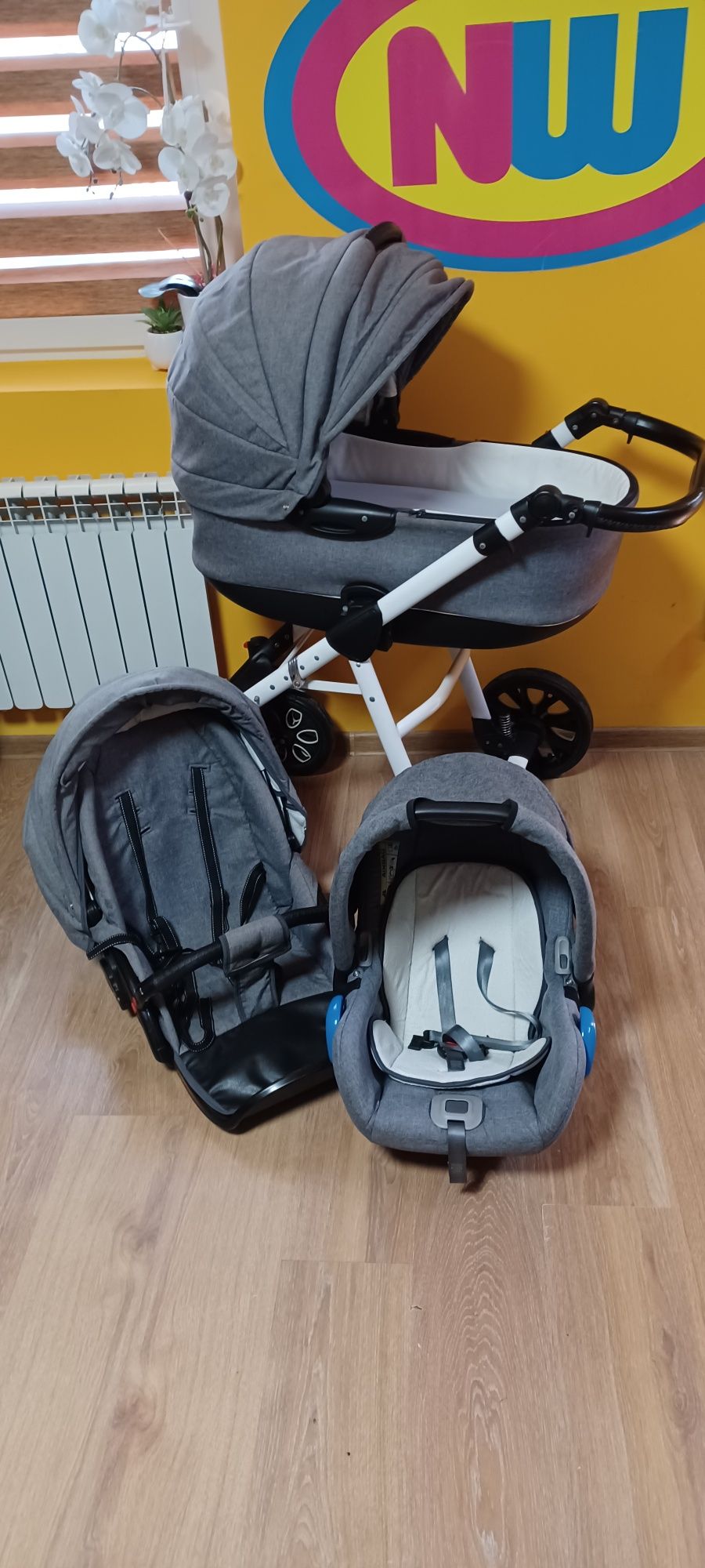 Wózek 3w1 komplet wyprzedaż wózków używanych KOMIS NW