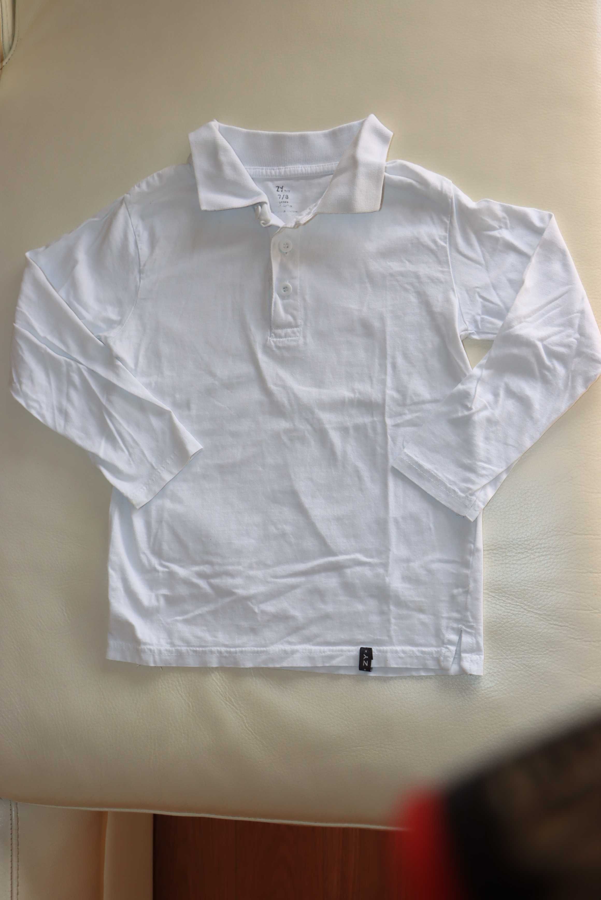 T-shirt manga comprida + Polo criança, T8 anos - Pack 2 pcs