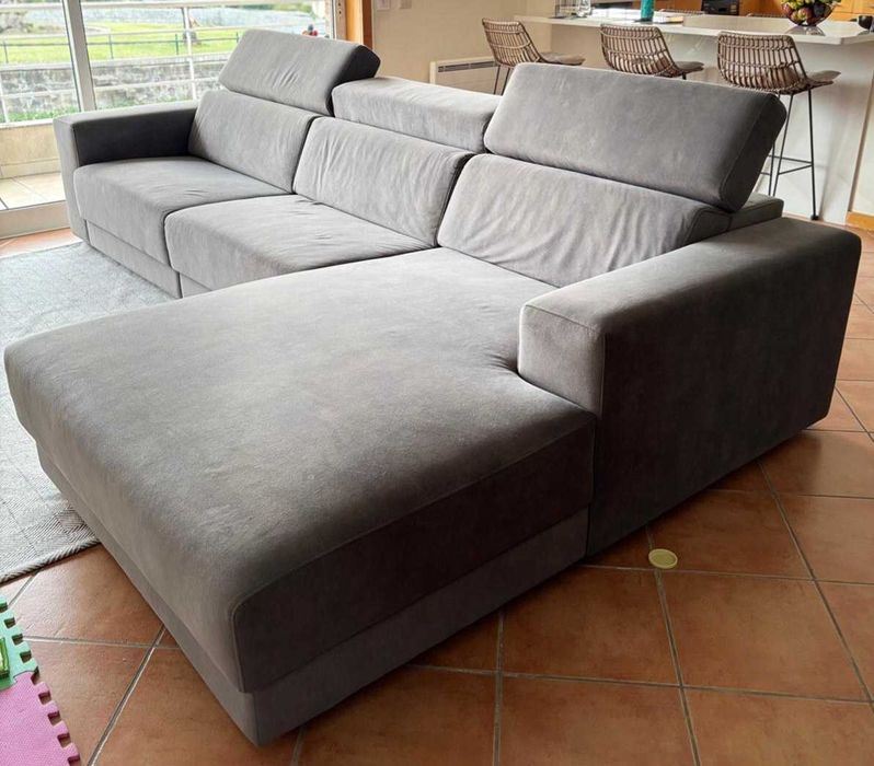 Sofá c/3.10m em Microfibra (tecido anti gatos)