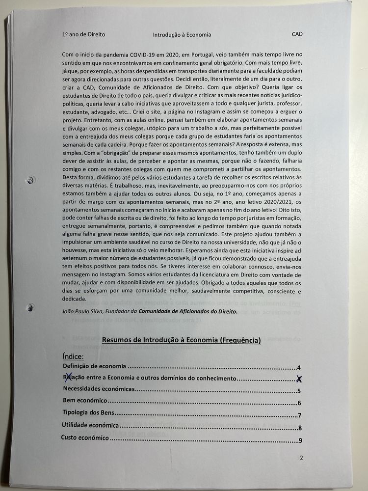 introducao à economia- direito