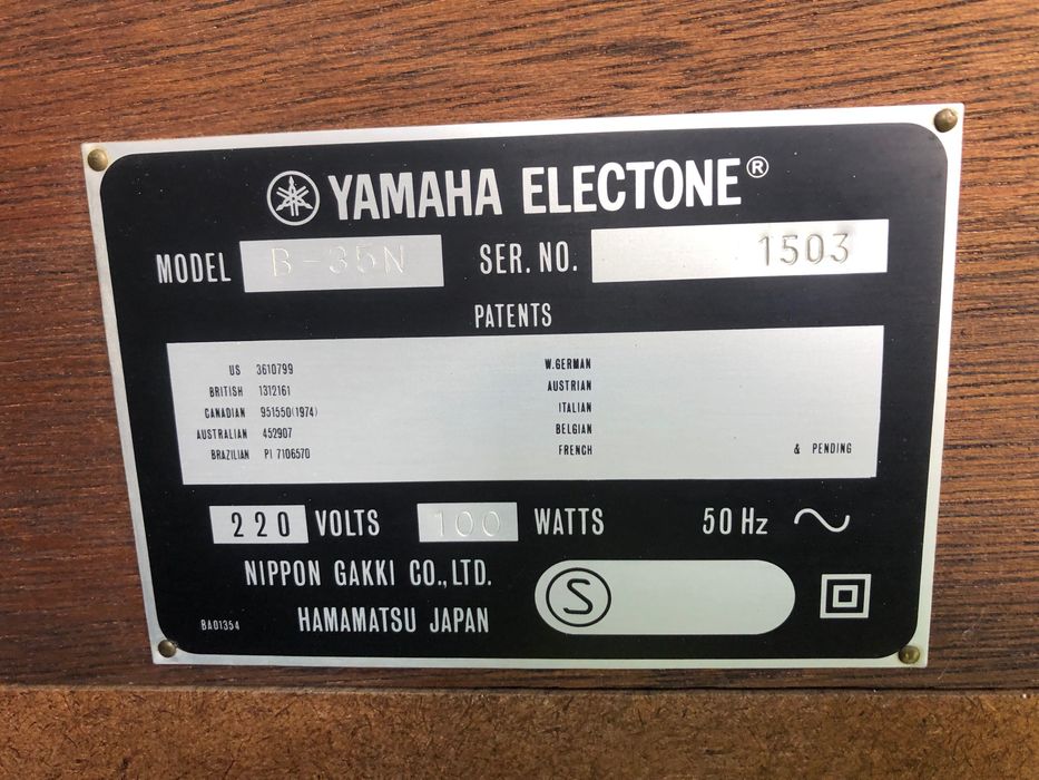 Organy YAMAHA, 2 manualy