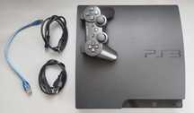 Sony Playstation 3 slim, ВИДЕО, уст. прошивка + заменена термопаста МХ