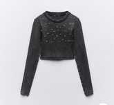 Лонг Zara зі стразами
