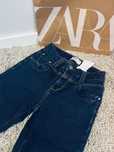 Jeansy 36 granatowe spodnie jeansowe Pulz