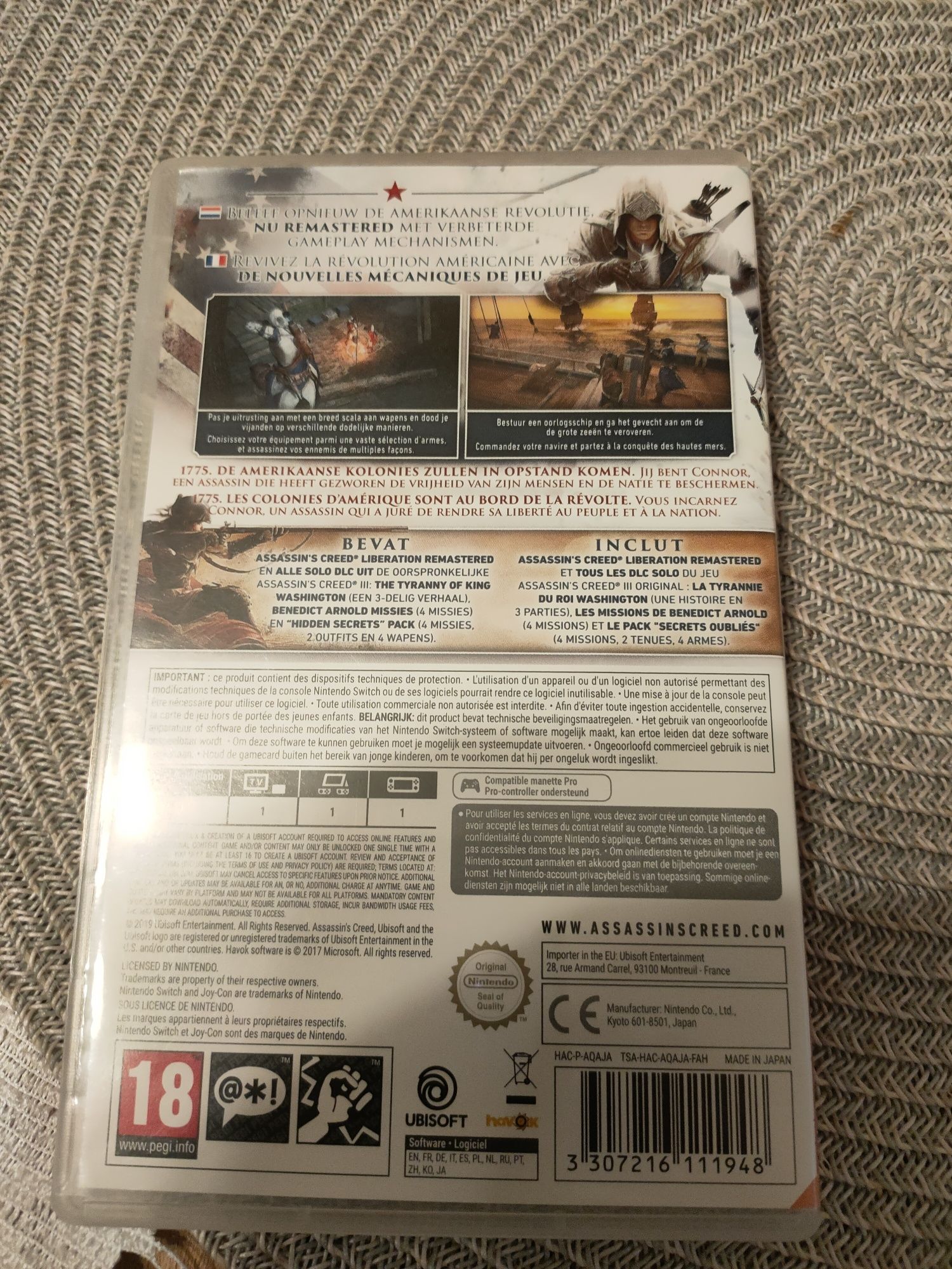 Assassin's Creed 3 Remastered gra na nintendo