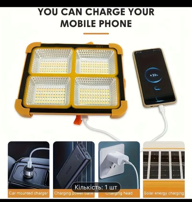 Портативний ліхтар-прожектор