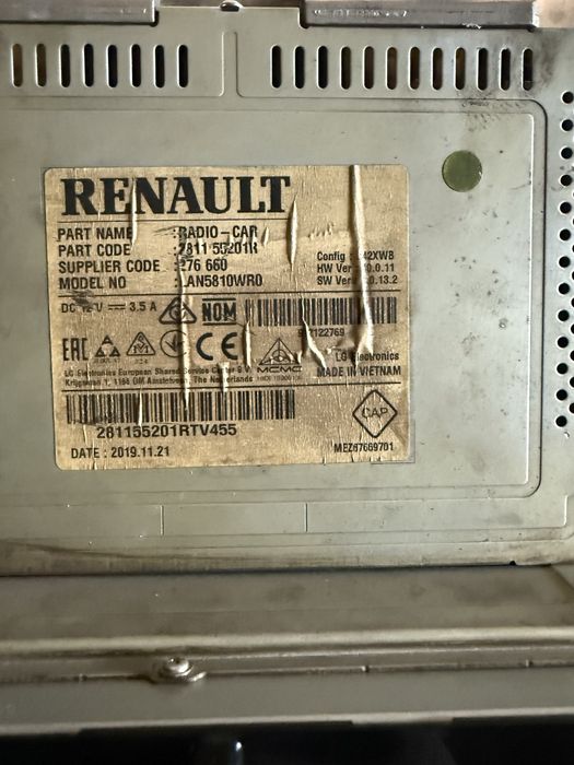 Radio nawigacja ekarn Movano Master iii iv 2022 rok