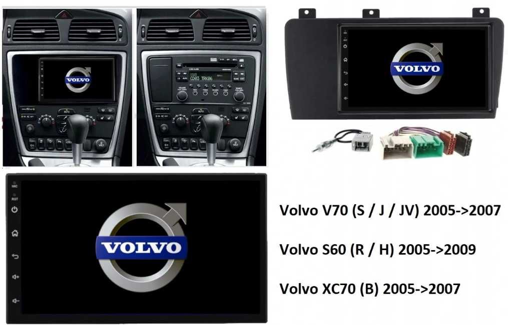 Radio GPS Android Volvo XC70 S60 V70 2005.-.2009 WiFi USB Bluetooth