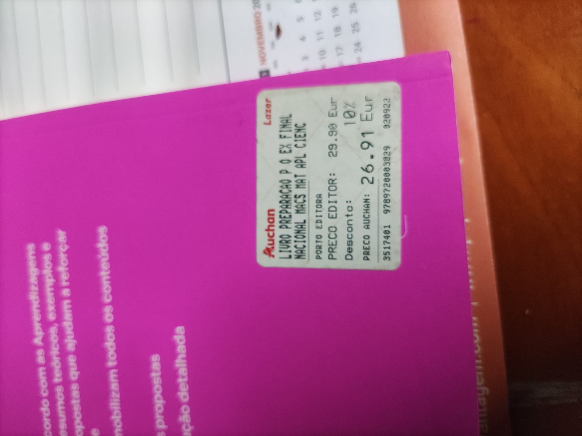 Livro preparação para exame nacional MACS 11 ano