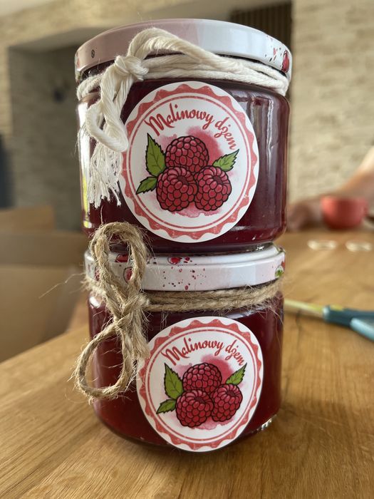 Dżem malinowy pyszny z tegorocznych malin letnich
