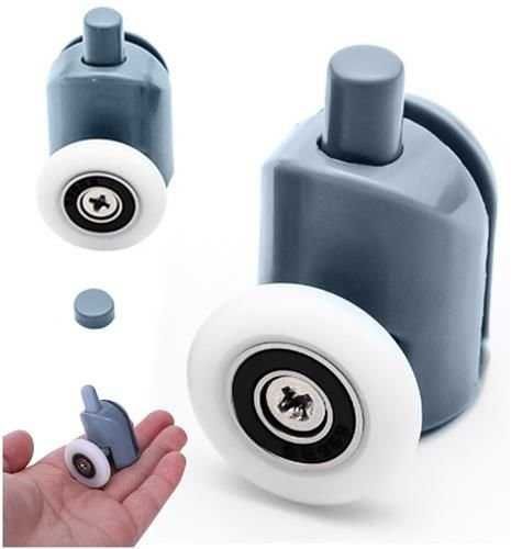 Rolka rolki kółka do drzwi kabiny prysznicowej dolna pojedyncza 23mm