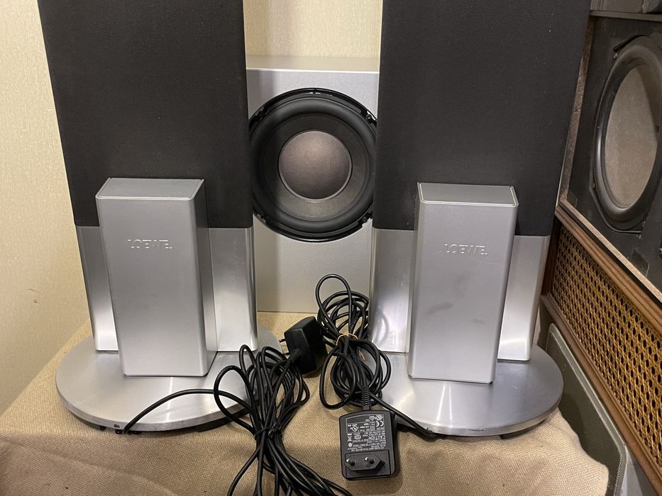 Электростатическая HI-END акустика + саб LOEWE STAND SPEAKER SL (ЗВУК!