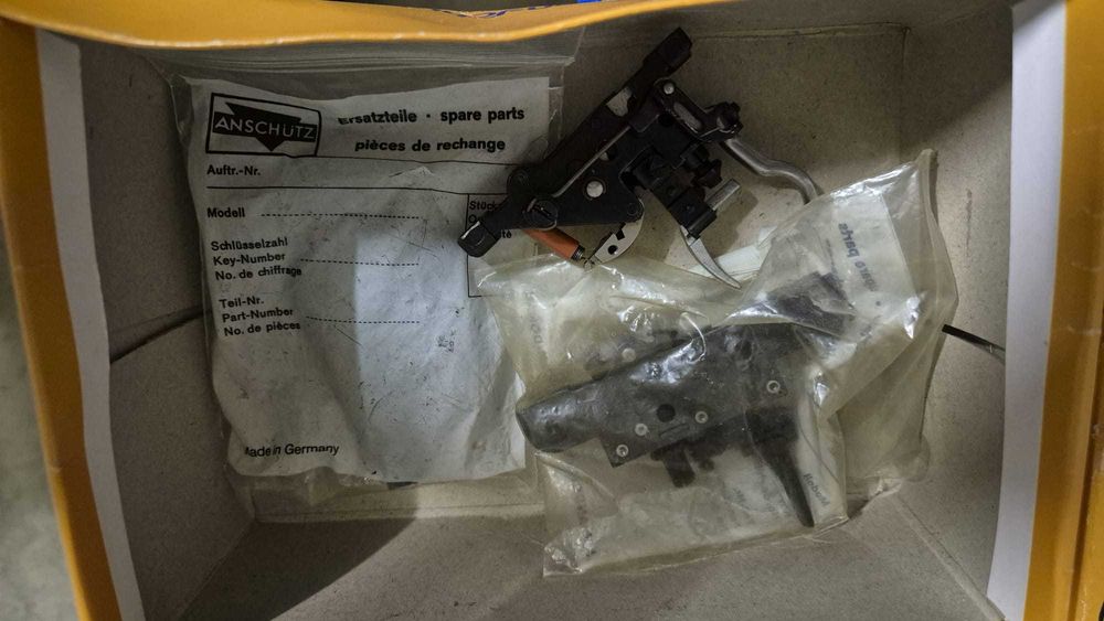 Muszka tunelowa przeziernik diopter inserty celownik Anschutz