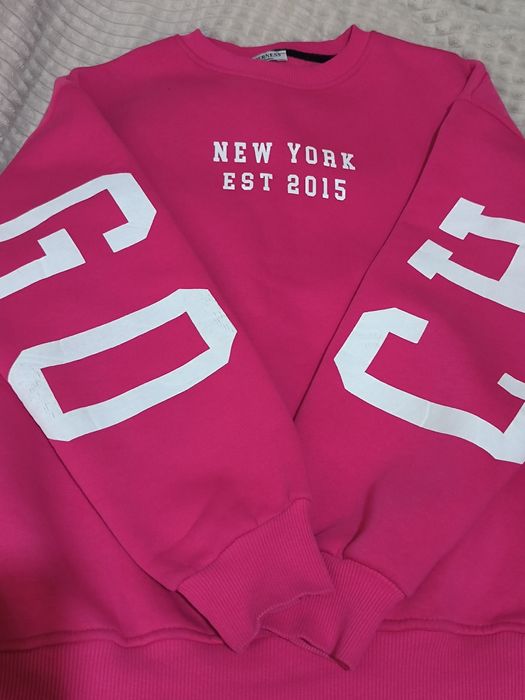 Малиновий світшот утеплений