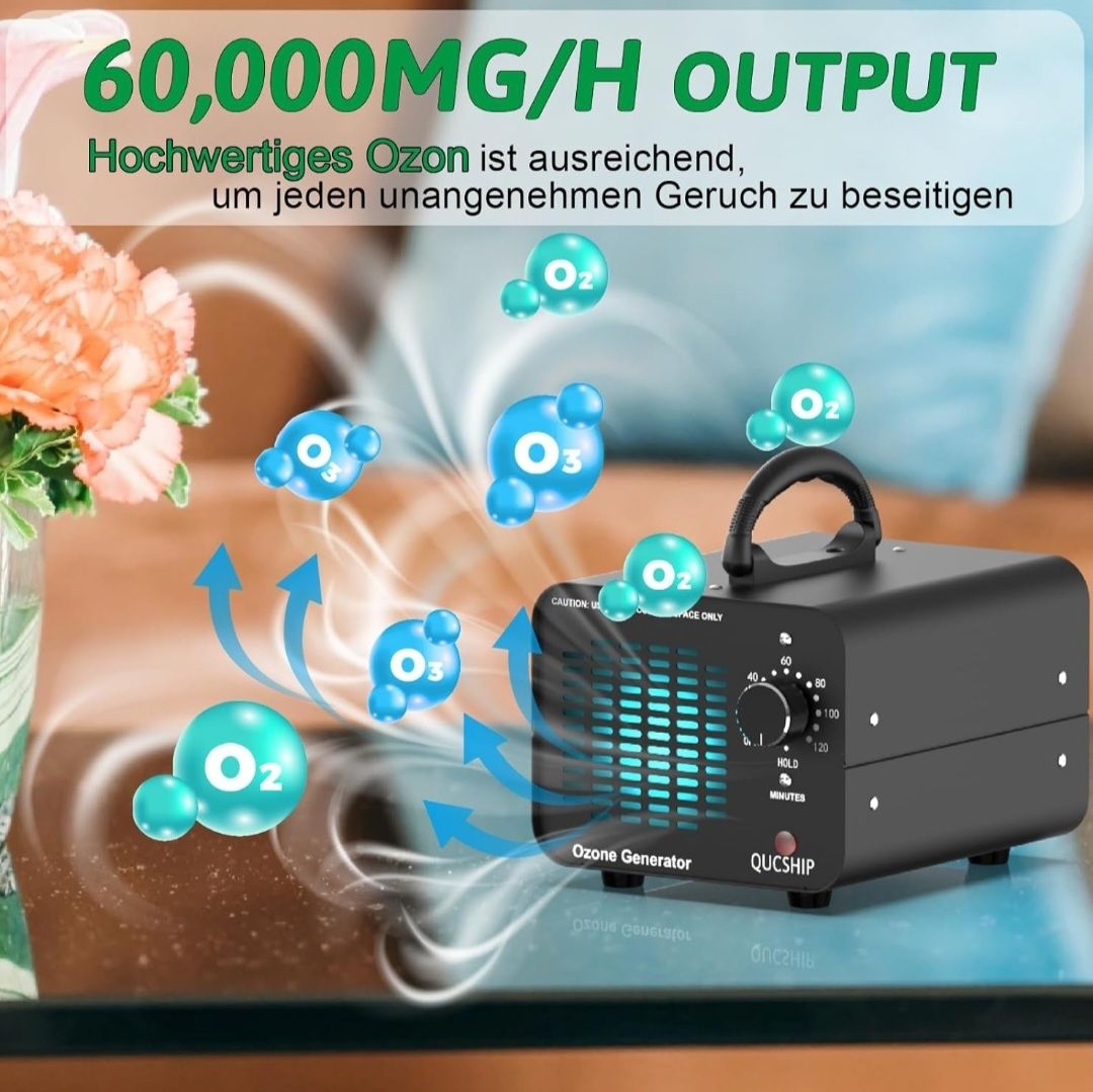 Qucship Generator ozonu 30000 mg/h Komercyjne urządzenie ozonowe
