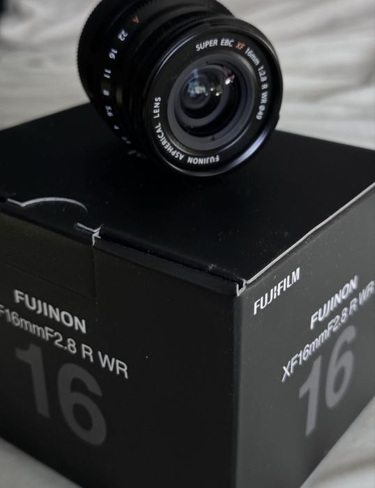 Lente Fujifilm XF 16mm 2.8