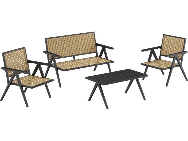 Zestaw mebli ogrodowy Caddoa 4-czesciowy