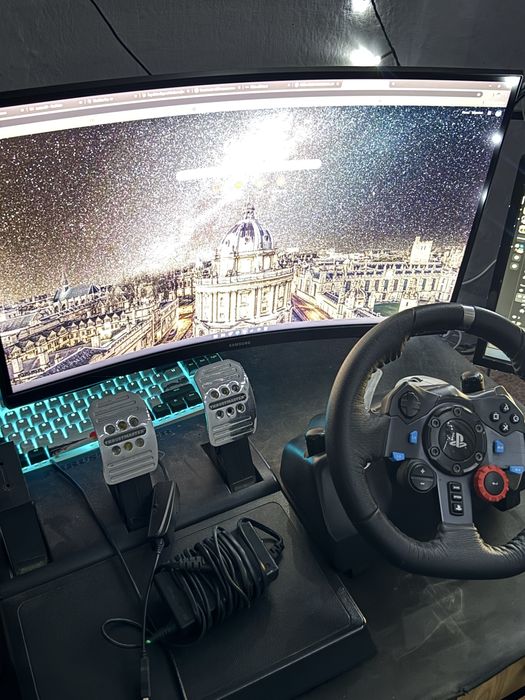 Kierownica Logitech g29 + pedały Thrustmaster T3PA