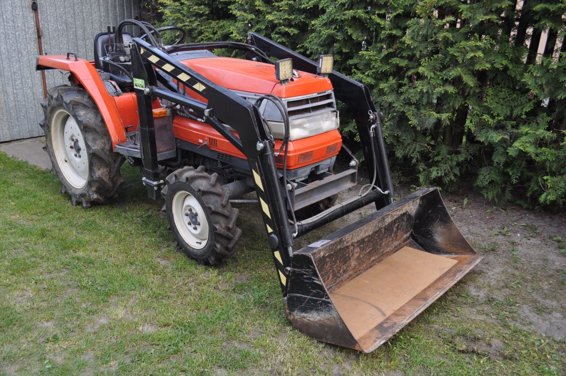 Traktorek japoński Kubota GL23 4x4 23KM z turem - zamiana.
