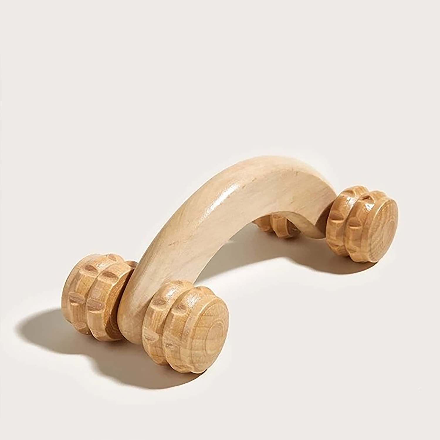 Roller Drewniana Rolka do Masażu Pleców Nóg Masażer Karku Szyi Brzucha