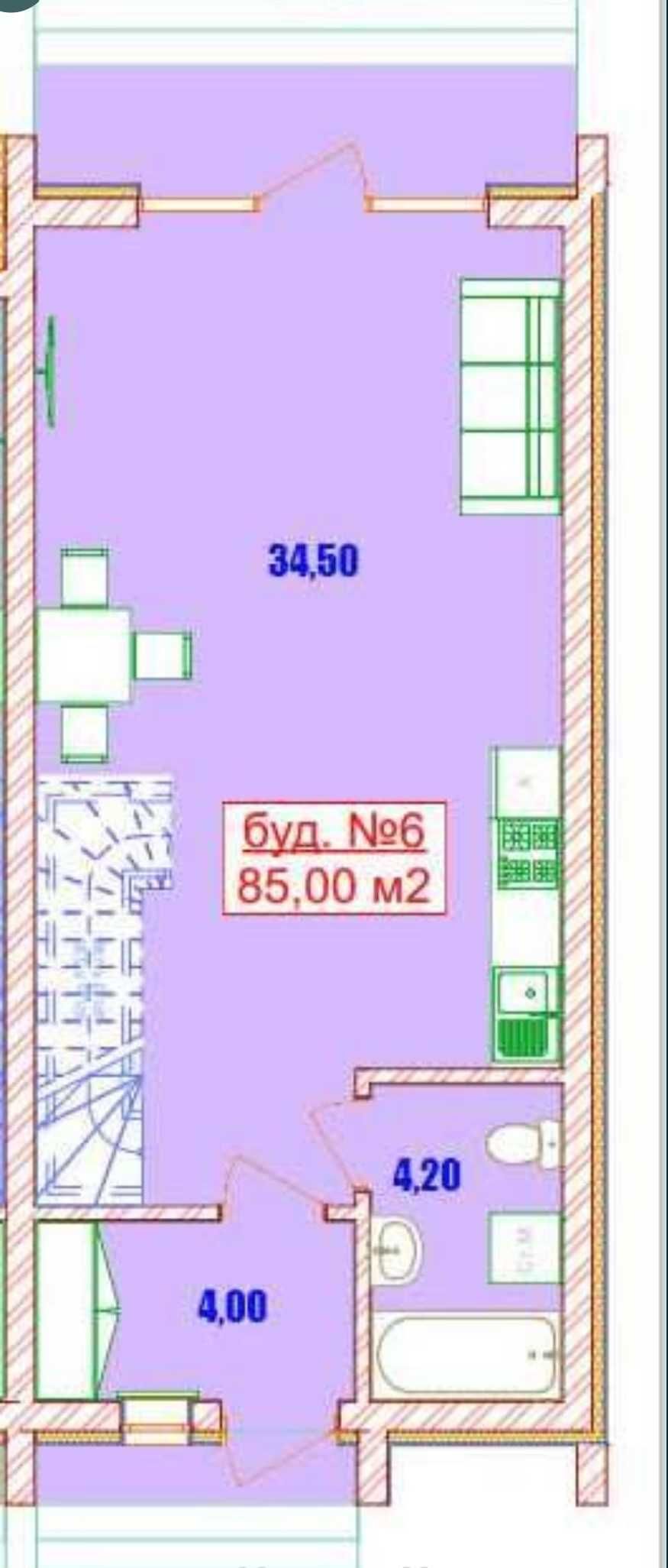 ТАУНХАУС 85м2 з центальними комун., газ. Максимальне наповнення.