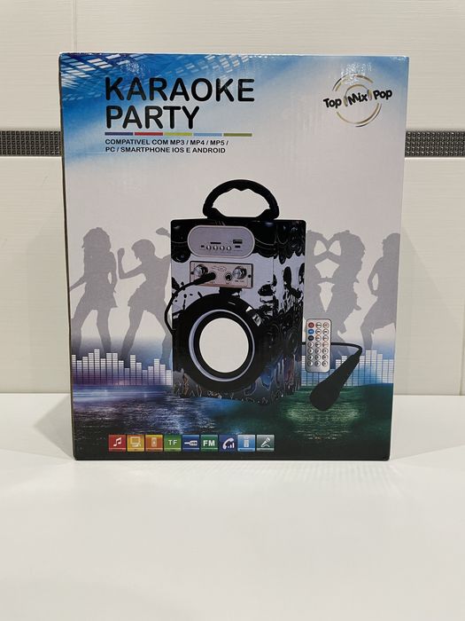 Coluna de som Karaoke Party 10W