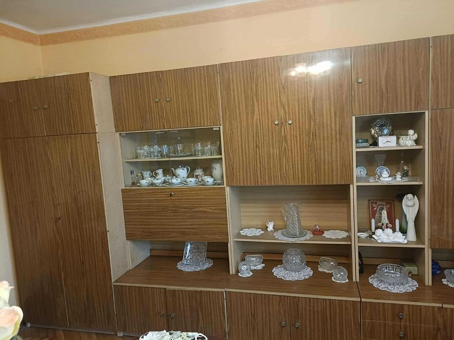 Meblościanka z połyskiem lata 80 PRL stan bardzo dobry