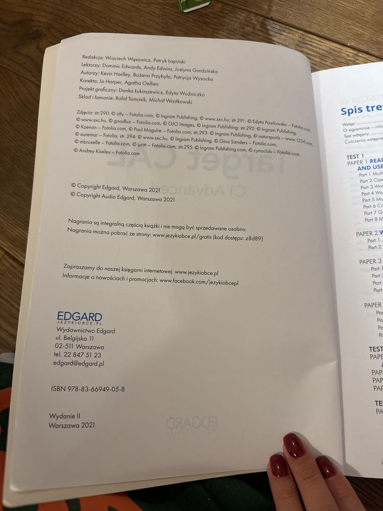 Target CAE C1 Advanced Edgared Ćwieczenia Arkusze