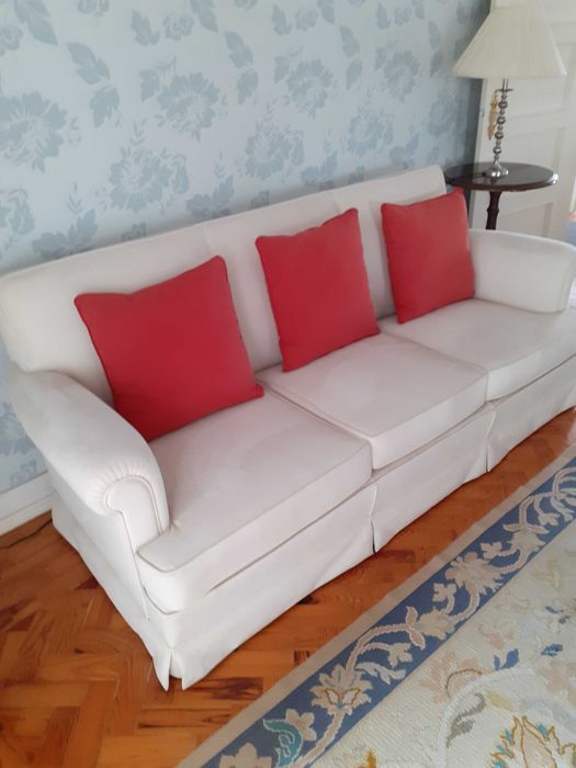 Sofa 3 lugares branco