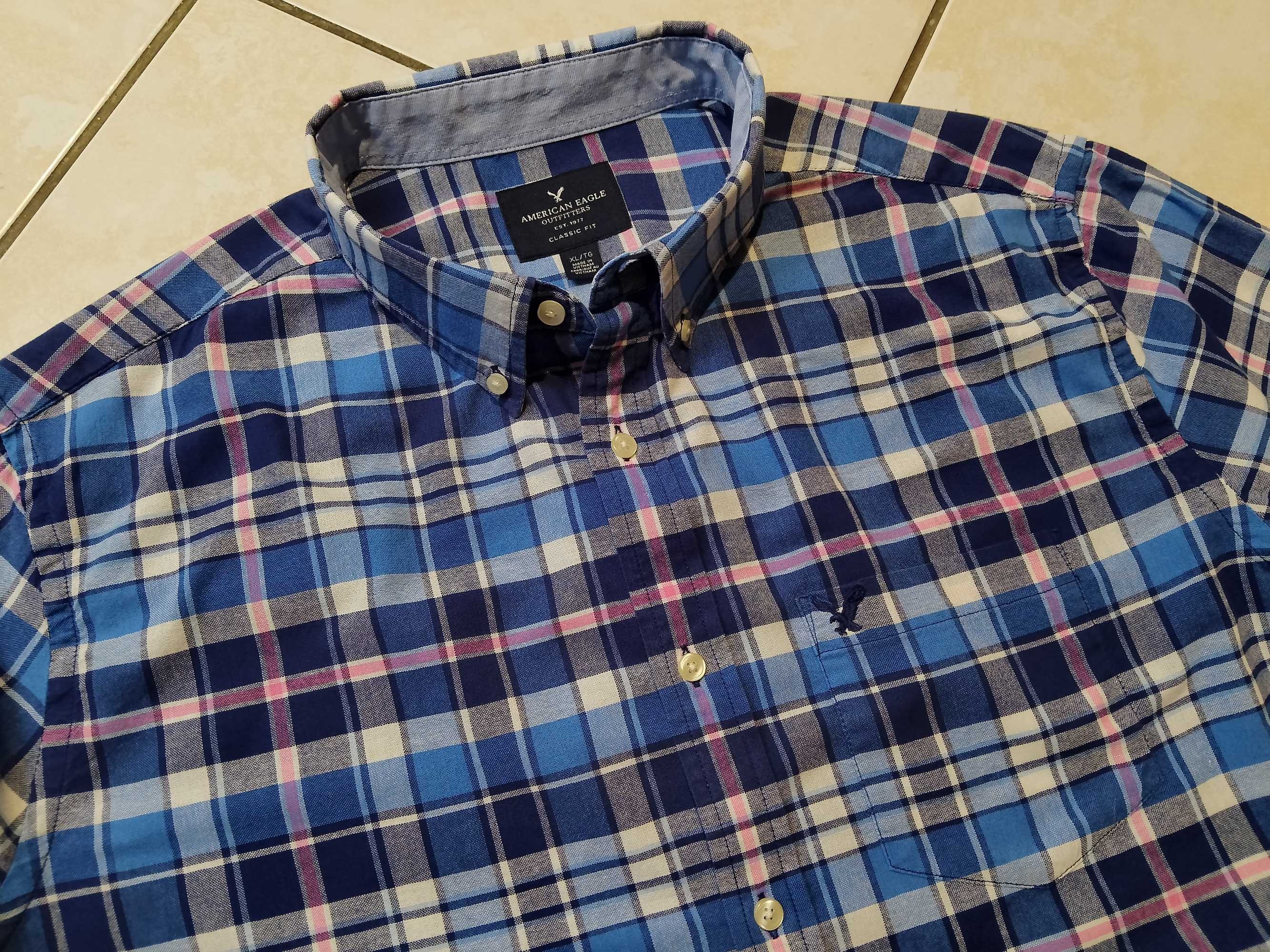 AMERICAN EAGLE USA - NOWA! z LOGO Koszula Męska rozmiar XXL