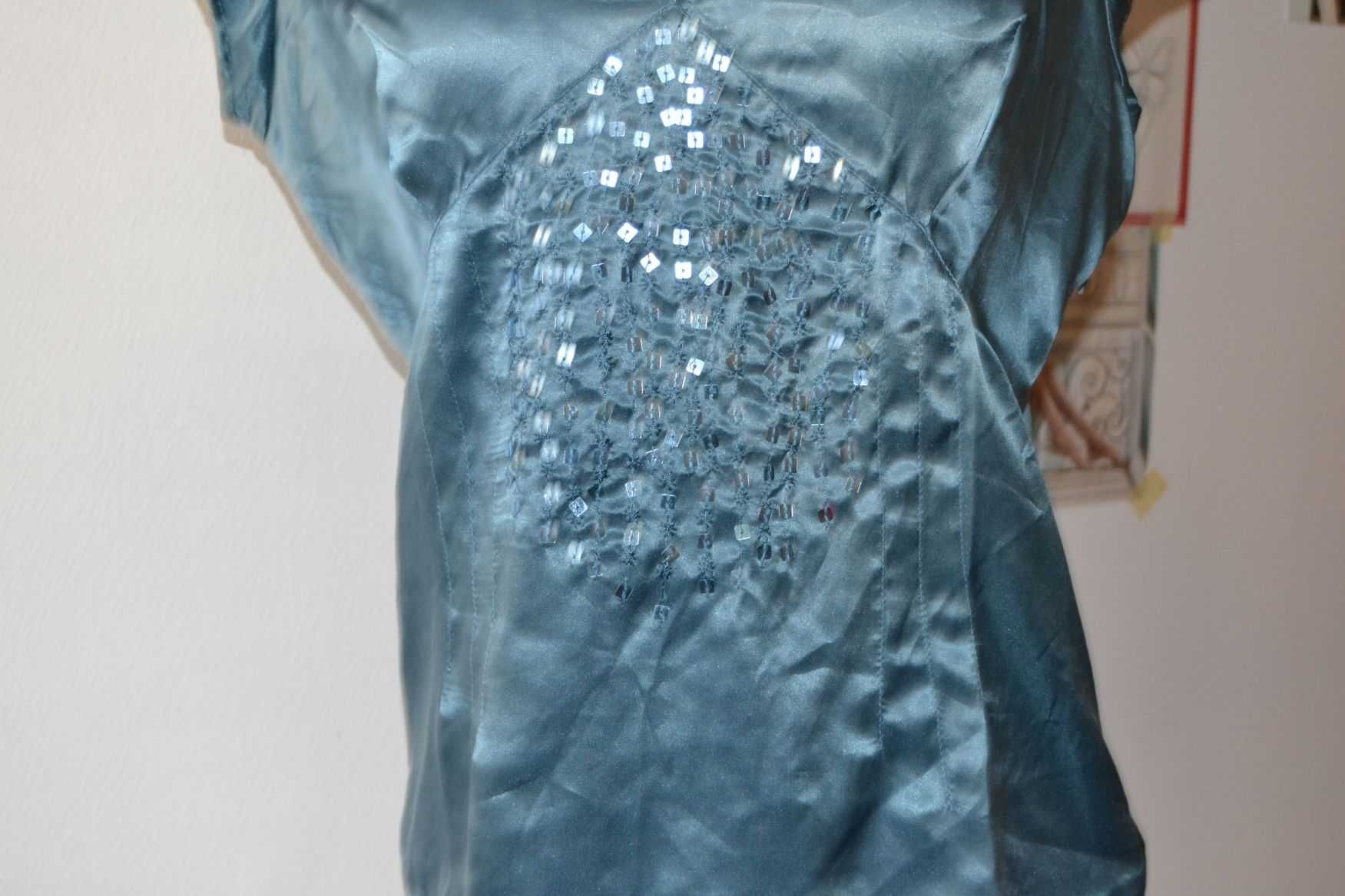 Silk jedwab jedwabna bluzka r.40 seta seda