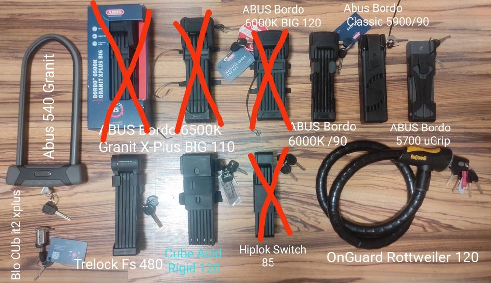 Велосипедный замок ABUS Bordo 6000