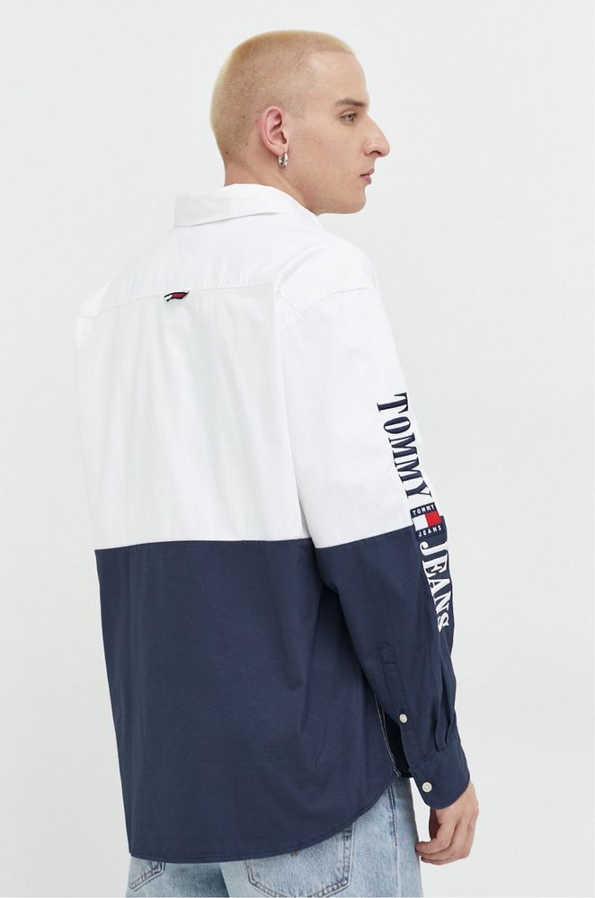 Чоловіча сорочка з бавовни Tommy Jeans Archive graphic shirt