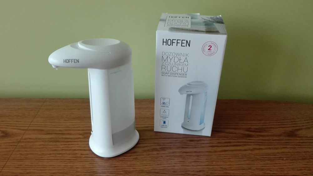 Dozownik na mydło z czujnikiem ruchu
