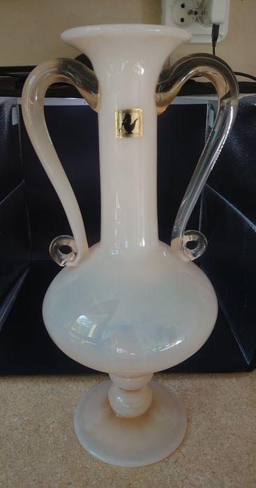 Wazon /amfora ze szkła prl