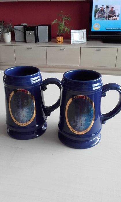 Kufle do piwa granatowe