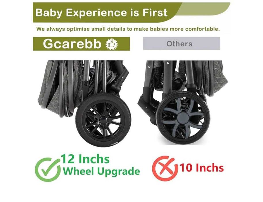 Carrinho de bebé 3 em 1 (Alcofa, ovo e cadeira), cinza e rosen gold