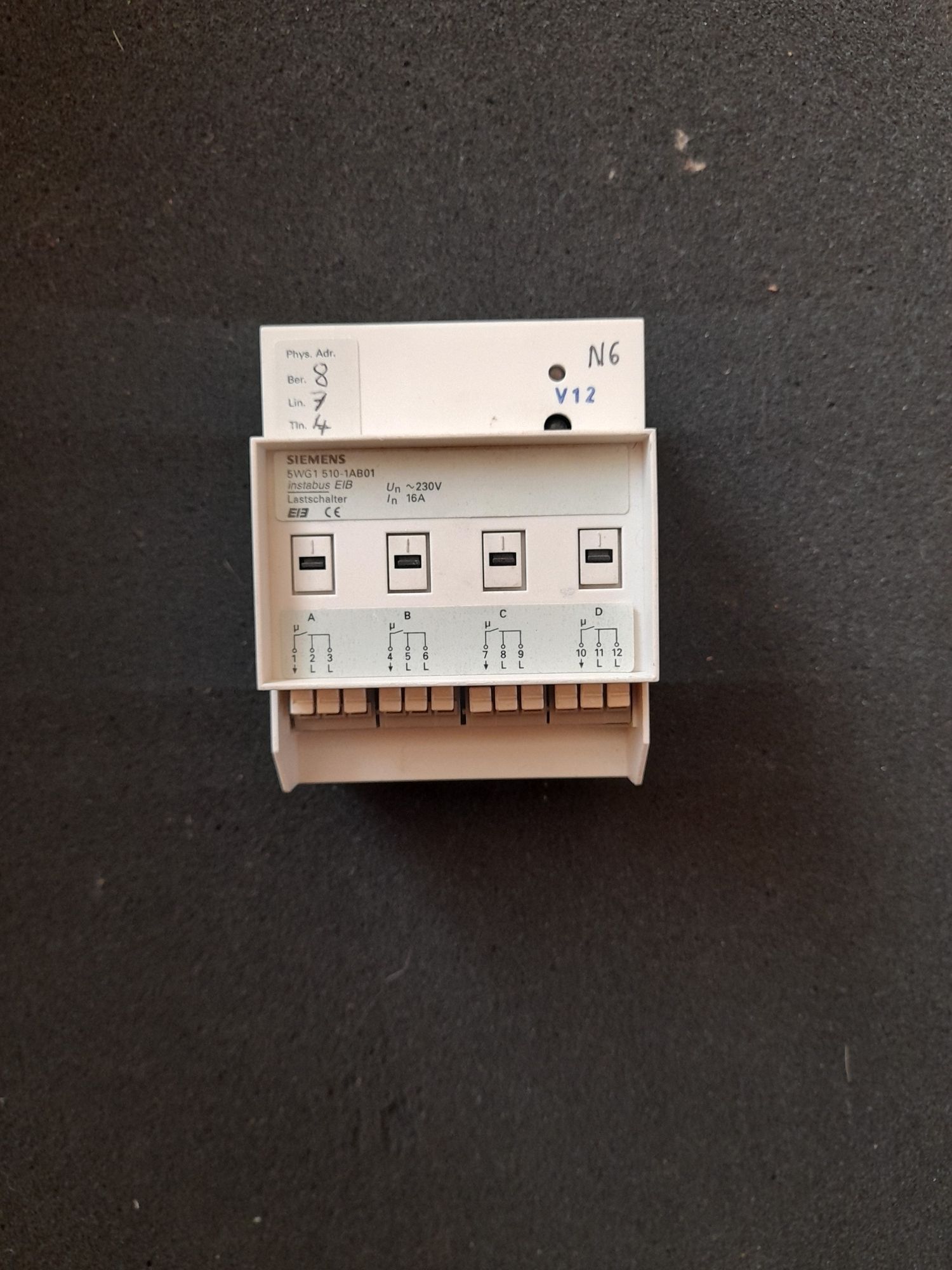 Переключатель нагрузки SIEMENS 5WG1 510-1AB01 instabus EIB KNX