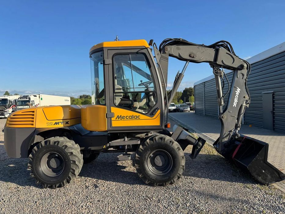 Mecalac 12 MTX 9260 kg Koparko Ładowarka  Koparko ładowarka 10t 2x Osprzęt Super Stan Z Niemiec