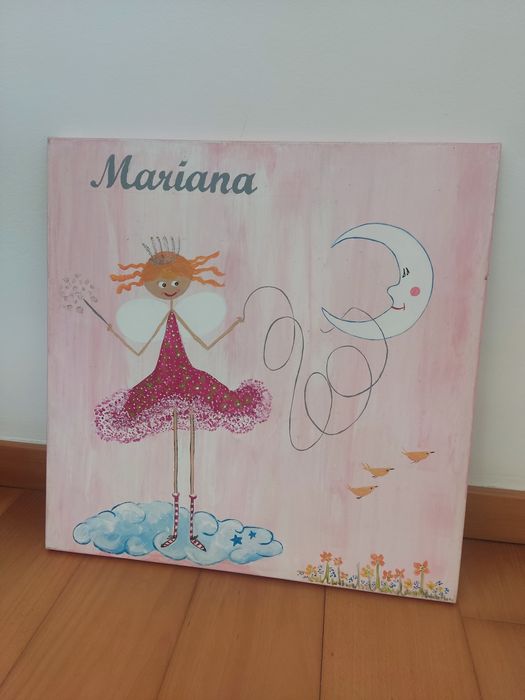 Quadro tela com nome