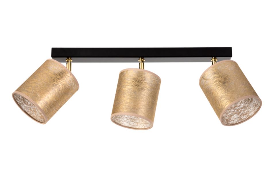 Lampa sufitowa czarno zlota