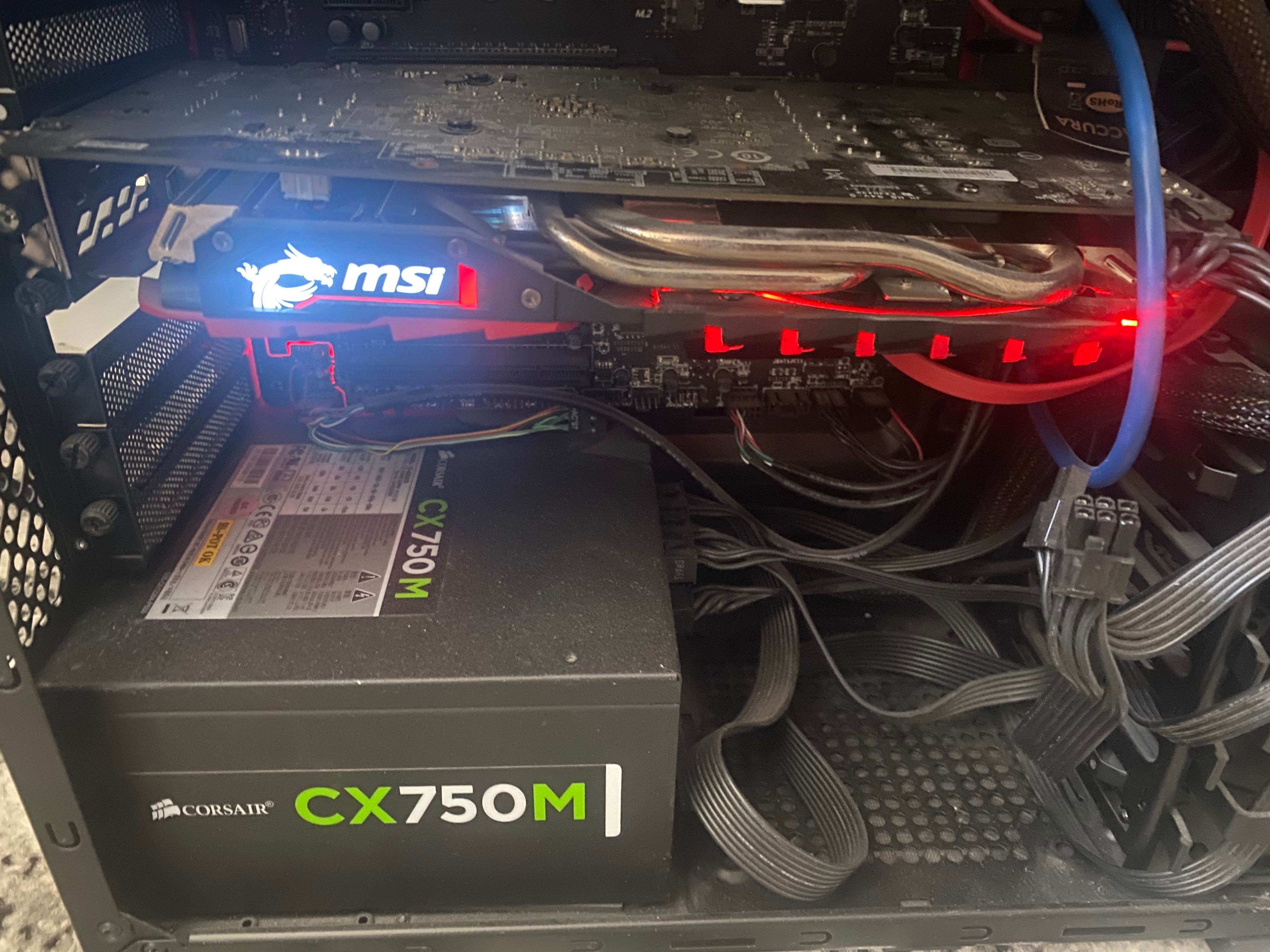 Komputer stacjonarny Intel Core i5 4690k 16 GB ram MSI Radeon Rx 4704G