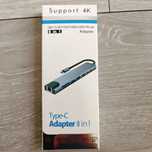 Adapter HUB 8w1 USB-C przejściówka USB 3.0 PD HDMI 4K SD LAN