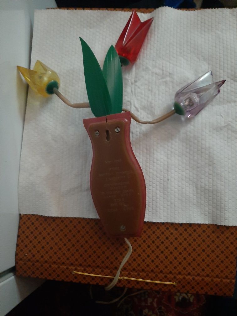 Сувенир ночник светильник тюльпаны