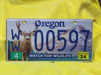 Tablica rejestracyjna Usa Oregon