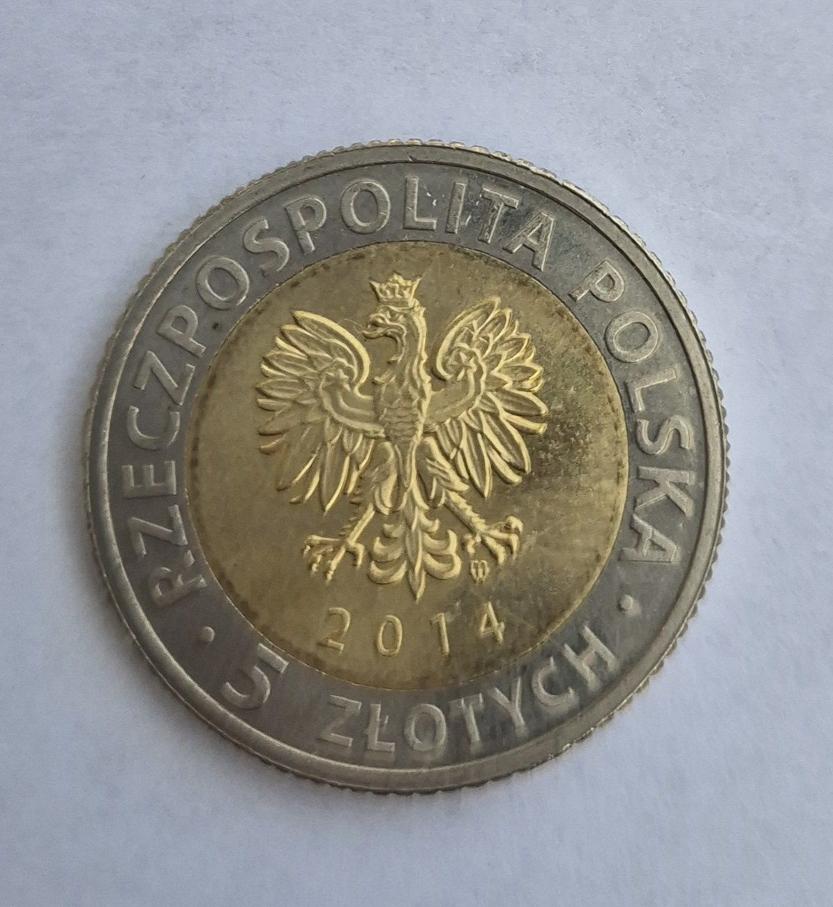 Moneta 5zł Zamek Królewski w Warszawie 2014 Odkryj Polskę